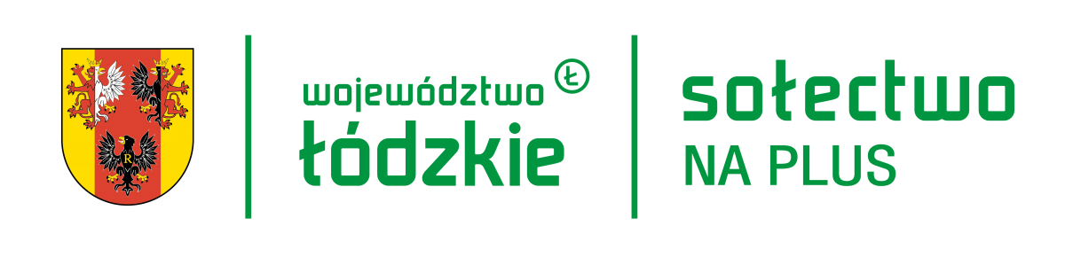 Logotyp województwo łódzkie Sołectwo na Plus
